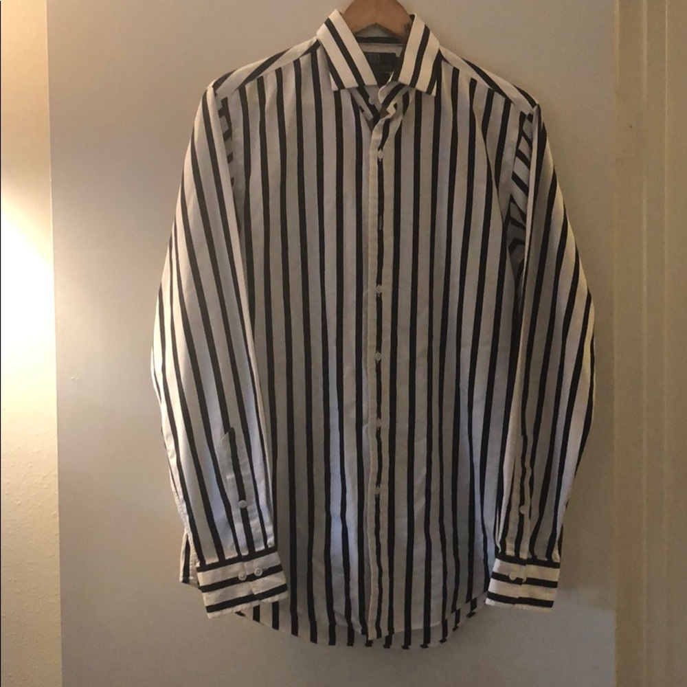 Polo Ralph Lauren black and white shirt